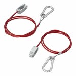 Cavo di sicurezza 1M con forcella