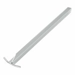 Picchetto per tenda 40 cm in acciaio zincato profilo a T
