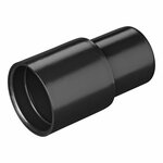 Pezzo di transizione per tubo di scarico diam. 28 mm a diam. 26 mm PE nero