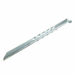 Picchetto per tenda 40cm in metallo rigato