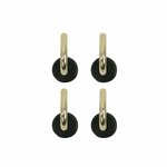 Tappo tenda 22mm con gancio tondo 4 pezzi