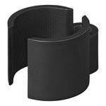 Fermacavo nero 22-32mm - set da 8 pezzi