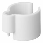 Fermacavo bianco 22-32mm - set da 8 pezzi