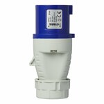 Spina CEE 16A alloggiamento smontabile blu bianco