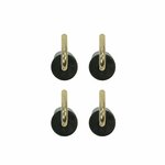 Tappo tenda 25mm con gancio tondo 4 pezzi
