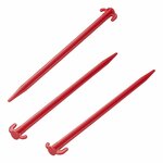 Picchetto per tenda 30cm plastica 6 pezzi in sacchetto di plastica