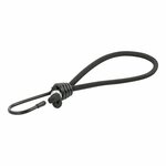 Tenditore tenda elastico nero con gancio 4 pezzi