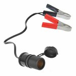 Presa accendisigari con morsetti batteria 12V 24V-16A