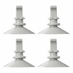 Supporto a ventosa per kit di isolamento per finestre - Set da 4