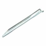 Picchetto per tenda 22cm in metallo semitondo 10 pezzi in sacchetto di plastica