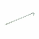 Picchetto da roccia 23cm metallo triangolare 6 pezzi in sacchetto di plastica