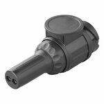 Spina 13 poli PVC tipo Jaeger con passacavo a 2 fori