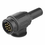 Spina 13 poli PVC tipo Jaeger con passacavo a 2 fori