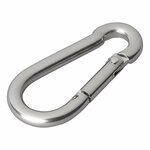 Moschettone in acciaio inox 6x60mm 2 pezzi
