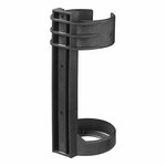 Supporto a parete nero per estintore 600 ml (510310)