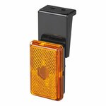 Fanale laterale arancione 110x45x51mm