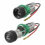 Scatola accendisigari da incasso con illuminazione 12V 24V