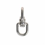Serratura girevole 6mm  acciaio inox A4 AISI 316  occhio occhio  1.350 daN