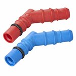 Raccordi per tubi con O-ring per tubi da 10 12 mm rosso + blu