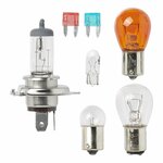Set di lampadine di ricambio H4 7 pezzi (21W arancione)
