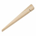 Picchetto per tenda 30cm legno 4 pezzi in sacchetto di plastica