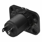 Presa accendisigari da incasso 12V 24V con tappo di tenuta