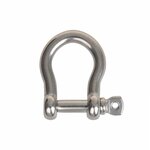 Chiusura arpa corta 8mm  acciaio inox A4 AISI 316  3.500 daN