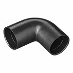 Tubo di scarico angolare dia 28 mm 90 PE nero
