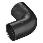 Tubo di scarico angolare dia 28 mm 90 PE nero