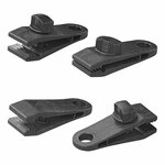 Clip per moquette da tenda con vite - set da 4 pezzi