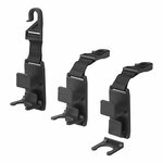 Gancio poggiatesta resistente - set da 2 pezzi