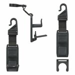 Gancio poggiatesta resistente - set da 2 pezzi