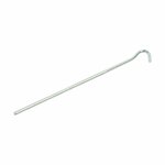Picchetto per tenda 22cm in metallo con occhiello aperto 10 pezzi in sacchetto di plastica