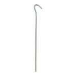 Picchetto per tenda 22cm in metallo con occhiello aperto 10 pezzi in sacchetto di plastica