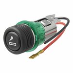 Scatola accendisigari da incasso con illuminazione 12 24V