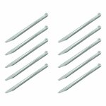 Picchetto per tenda 30cm in metallo semitondo 10 pezzi in sacchetto di plastica