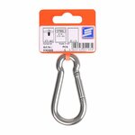 Moschettone 80x8mm  acciaio inox A4 AISI 316  870 daN