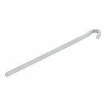 Piolo da roccia 22cm quadrato in metallo 6 pezzi in sacchetto di plastica
