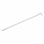 Picchetto per tenda 25cm in metallo con occhiello aperto 10 pezzi in sacchetto di plastica