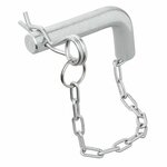 Perno bullone con perno di bloccaggio e catena per gamba di supporto 341522