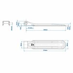 Cerniera a ribalta SPP ZW-01.270A