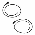 Cordino elastico di fissaggio 100 cm regolabile - set da 4 pezzi