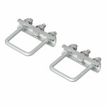 Staffa a U quadrata 60mm per morsetto ruota anteriore - set da 2 pezzi