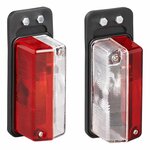 Larghezza luce rosso bianco 92x42mm su supporto