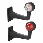 Larghezza rosso chiaro bianco 185mm angolato