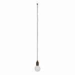 Lampada retrò XL motivo legno con cavo 90cm