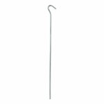 Picchetto per tenda 30cm in metallo con occhiello aperto 10 pezzi in sacchetto di plastica