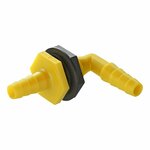 Passante per serbatoio acqua ad angolo retto con occhielli 10x12mm