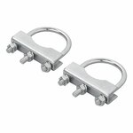Staffa a U tonda 60 70mm per morsetto ruota anteriore - set da 2 pezzi
