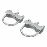 Staffa a U tonda 60 70mm per morsetto ruota anteriore - set da 2 pezzi